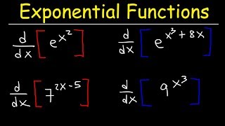 Derivatives of Exponential Functions [upl. by Woodsum]