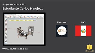 Certificación Estudiante Melamina 3D SketchUp  Sistema Matriz [upl. by Deaner]