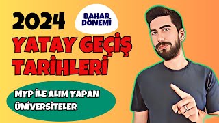 2024 BAHAR DÖNEMİ YATAY GEÇİŞ TARİHLERİ VİDEO3 Yatay Geçiş Tarihleri 2024  YATAY GEÇİŞ BAŞVURUSU [upl. by Reseta916]