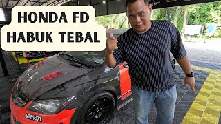 HONDA FD 6 BULAN PARKING HABUK TEBAL BUAT DETAILING [upl. by Tnomyar]