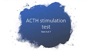 ACTH Stimulation Test [upl. by Harriott190]