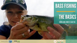 Bass Fishing Basics  Bobber Hook Worm vs Wacky Rig [upl. by Oderfliw]