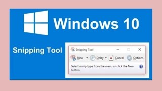 HOW TO USE SNIPPING TOOL ON WINDOWS 2010 [upl. by Tomasina]