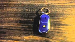 Whistle Activated Key Finder With LED Light Review [upl. by Aicnelev]