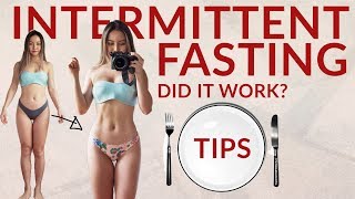 1 WEEK of Intermittent Fasting  My Thoughts Tips  Before After Results [upl. by Congdon]