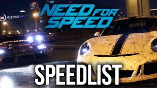 NEED FOR SPEED 2015 SPEEDLIST MULTIPLAYER Gameplay  SPEEDDDD New Speedlists Update [upl. by Asilaj]