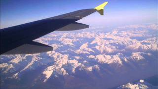 Germanwings Pilot announcement during cruising over the alps in a A319  audio recording [upl. by Egwin264]