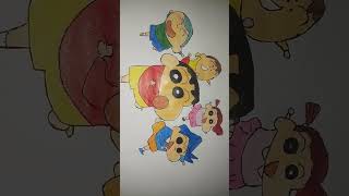 SHINCHAN FRIENDS DRAWING [upl. by Paterson]