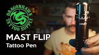 Dragonhawk Mast Flip Tattoo pen Review  sub eng [upl. by Fulcher]