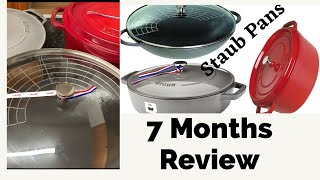 Staub Enamelled Cast Iron After Seven Months Of Use [upl. by Nylhtak]