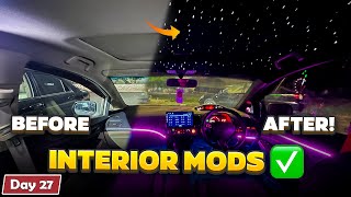 Modifying Honda Civic in 30 Days Day 27 Interior Mods [upl. by Eirised]