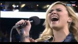 Demi Lovato  National Anthem  October 28th 2012 [upl. by Assertal]