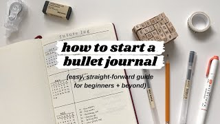 how to start a bullet journal  the ultimate guide for beginners and beyond [upl. by Slen448]