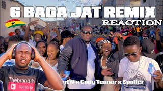 Ghanaian 🇬🇭 React To G BAGA JAT REMIX  Stoopid Boy x Mejja x Breeder LW x Gody Tennor x Spoiler [upl. by Aneeroc880]