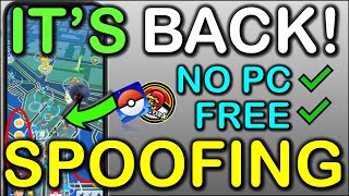 Pokemon GO Spoofer iOS  ITS BACK 🔥 Pokemon Go Spoofing NO VERIFICATION get it NOW [upl. by Riki]