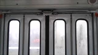 Doors Closing Tram  Riga 2017 Mini video [upl. by Schuh764]