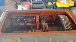 1950 LeBlond Regal 17quot Lathe Restoration Part 11 Getting into the Headstock [upl. by Tihor688]