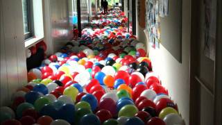 MaxBornGymnasium Backnang  Abischerz  Abistreich 2011  15000 Luftballons [upl. by Zacek]