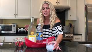 How to Make a White Wine Spritzer Easy Recipe for White White Spritzer [upl. by Aleinad509]