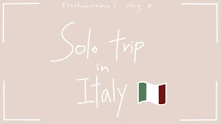 Vlog Ep4 Spring Break🌸｜Solo Trip In Europe🇮🇹｜Rome｜Florence｜Pisa [upl. by Attenahs597]