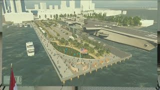 Officials break ground on Freedom Park at Navy Pier [upl. by Nnaed]