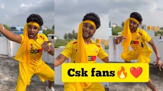 csk fans reaction  Goutham  trending csk dhoni [upl. by Hesper]