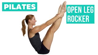 Pilates Open Leg Rocker Exercise with Alisa Wyatt [upl. by Sebastien]