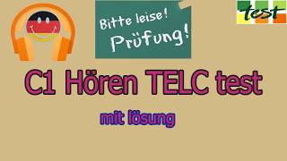 C1 Hören TELC test [upl. by Tristis]