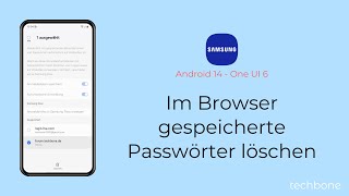 Im Browser gespeicherte Passwörter löschen Samsung Internet [upl. by Orimlede]