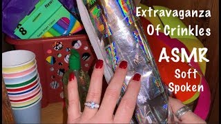 ASMR Crinkle ExtravaganzaPaper amp plastic crinkles all over the houseSoft Spoken [upl. by Townsend]