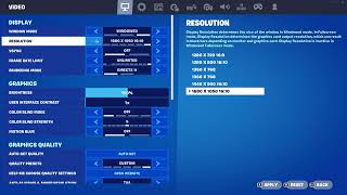 How to Change Resolution in Fortnite  Adjust Screen Size [upl. by Peterus]