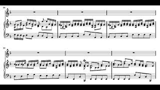 Va tacito e nascosto Giulio Cesare  GF Händel Score Animation [upl. by Attiuqram]