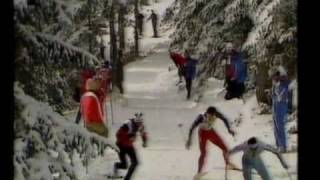 SkidVM 1985  Seefeld  4x10 km sista sträckan 1 av 3 [upl. by Swiercz848]