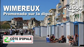 Wimereux 360°  Promenade sur la digue  Côte dOpale [upl. by Frodine]