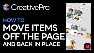 InDesign How to Move Items Off the Page and Back in Place Video Tutorial [upl. by Clary]