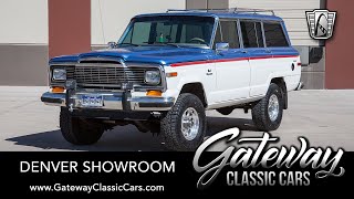 1984 Jeep Grand Wagoneer 4X4 For Sale Gateway Classic Cars  Denver 756 [upl. by Wane]