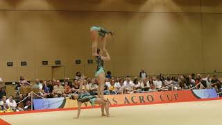 Vegas Acro 2023 Rosie Jana et Marissa 2 [upl. by Rebecka]