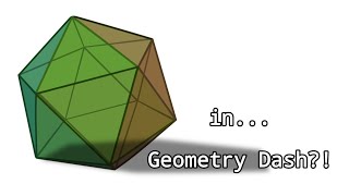 I made an ICOSAHEDRON in GEOMETRY DASH [upl. by Annahgiel]