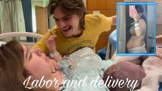 LABOR AND DELIVERY VLOG  41 WEEKS [upl. by Munmro]