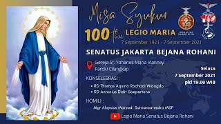 Misa Syukur 100 Tahun Legio Maria [upl. by Maurilia]