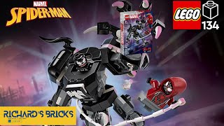 Vemos el Venom Mech Armor vs Spiderman Miles Morales Lego [upl. by Adnawed142]