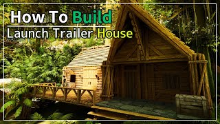 How To Build A ARK Survival Ascended Launch Trailer House｜PVに映った拠点の作り方【ASA建築動画】 [upl. by Adnahsal]