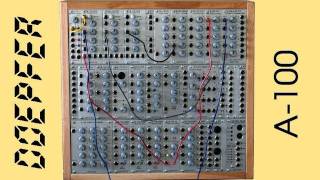 DOEPFER A100 Analog Modular Synthesizer  HQ DEMO [upl. by Navaj]