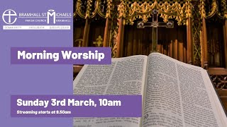 Sunday 3rd March 2024  Service of Morning Worship  Lent 3 [upl. by Zigmund]