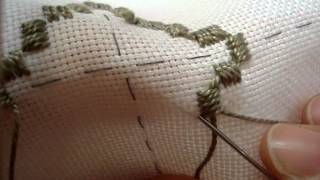 Hardanger Embroidery Lesson 4 Ending and Starting a Thread [upl. by Constancia]