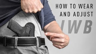 How To Wear And Conceal An IWB Holster by Alien Gear Holsters [upl. by Ycnuahc]