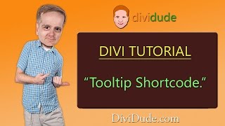 Divi Tooltip Shortcode Tutorial  How to Add [upl. by Halland]