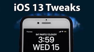 TOP 5 TWEAKS for Your Status Bar on iOS 13 [upl. by Olson]