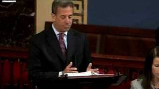 WIRETAPPING LAW Feingold  History Will Condemn Senate Vote [upl. by Robison489]