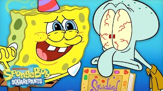 SpongeBob Celebrates His Friendship with Squidward 💛  quotFriendiversaryquot Full Scene  SpongeBob [upl. by Tioneb849]